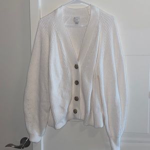 Target A New Day white button up cardigan